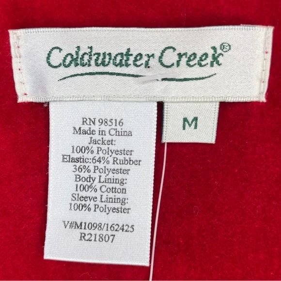 Vintage Coldwater Creek Crinkle Rose Overlay Jacket - Picture 5 of 15